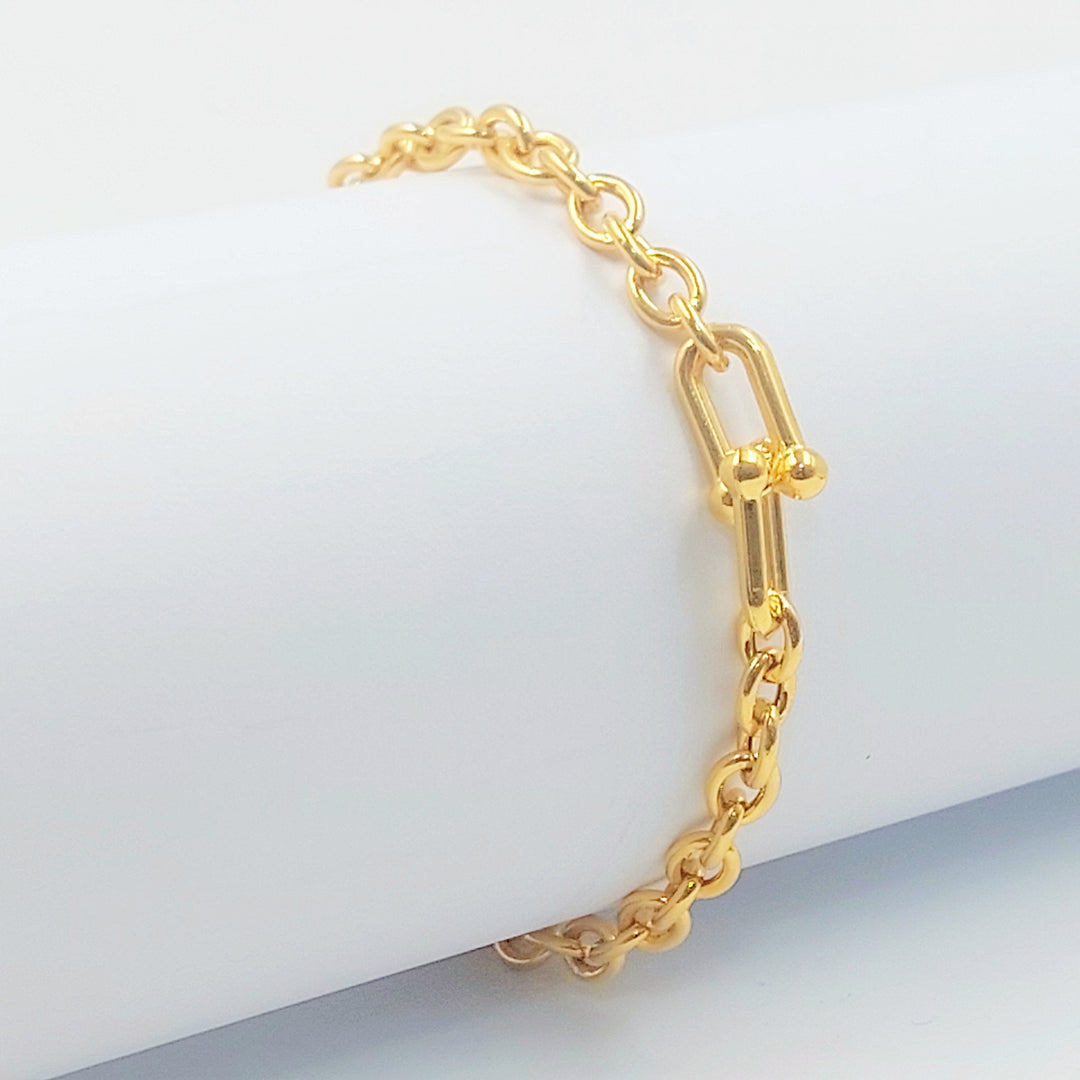 21K اسوارة بيبر كليب اكسترا-مجوهرات الشيخ سعيد-Saeed Jewelry 