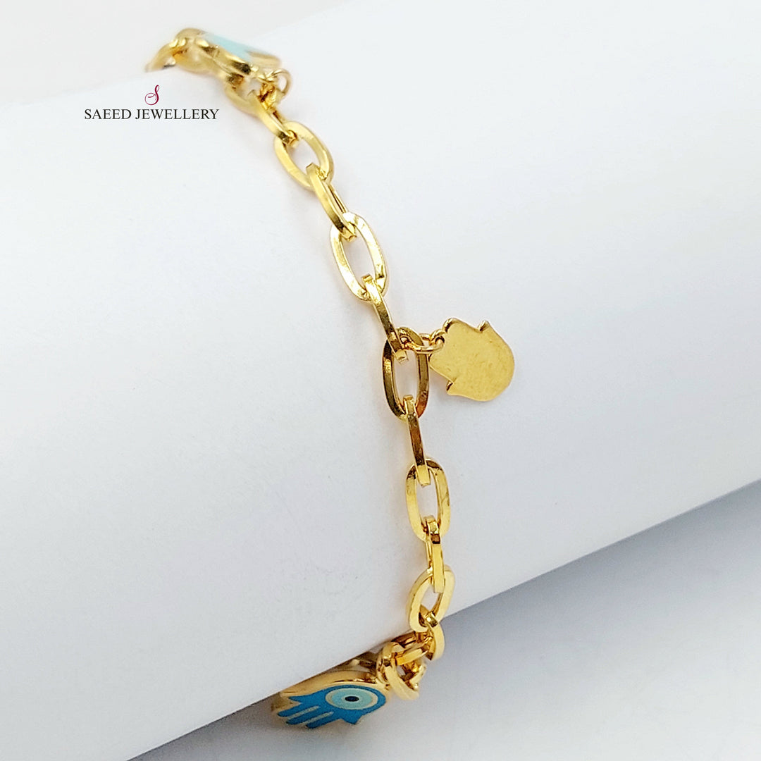 21K اسوارة دنانديش اكسترا-مجوهرات الشيخ سعيد-Saeed Jewelry 