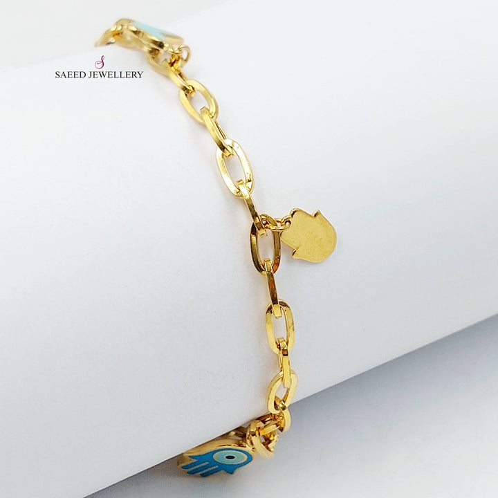 21K اسوارة دنانديش اكسترا-مجوهرات الشيخ سعيد-Saeed Jewelry 