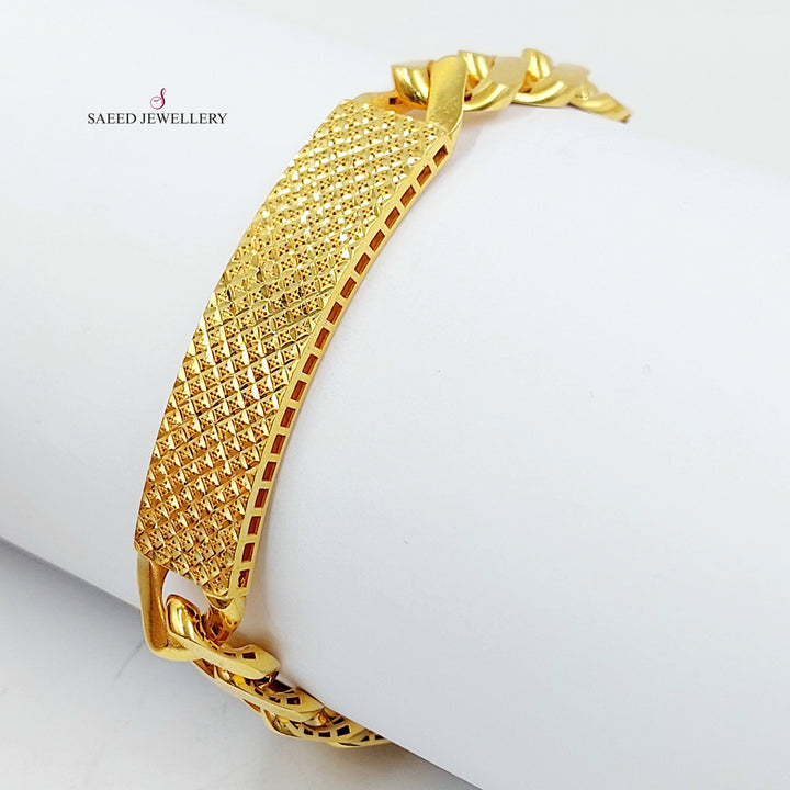 21K اسوارة بلاك اكسترا-مجوهرات الشيخ سعيد-Saeed Jewelry 