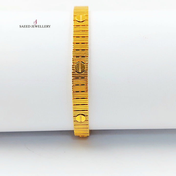 21K اسوارة اكسترا-مجوهرات الشيخ سعيد-Saeed Jewelry 