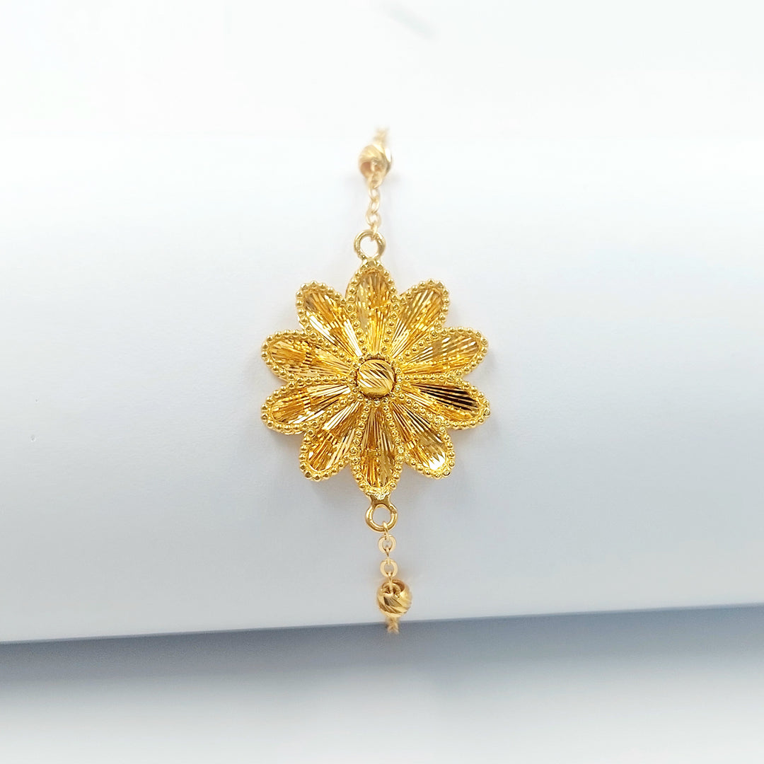 21K اسوارة شمس اكسترا-مجوهرات الشيخ سعيد-Saeed Jewelry 