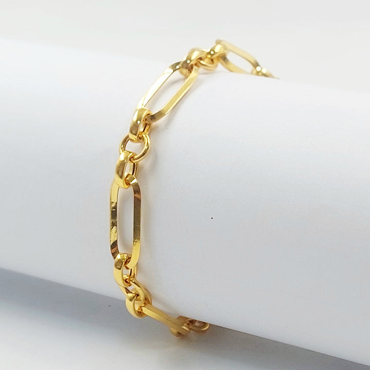 21K اسوارة بيبر كليب اكسترا-مجوهرات الشيخ سعيد-Saeed Jewelry 