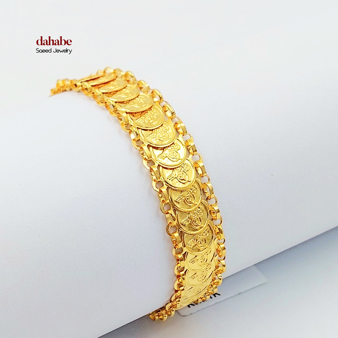 21K اسوارة رشادي اثمان-مجوهرات الشيخ سعيد-Saeed Jewelry 