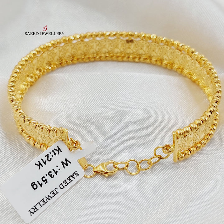 21K اسوارة اثمان-مجوهرات الشيخ سعيد-Saeed Jewelry 