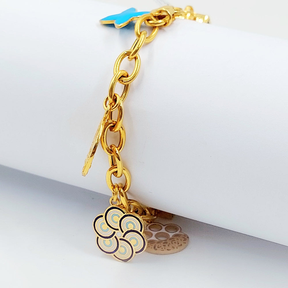 21K اسوارة دنانديش مينا-مجوهرات الشيخ سعيد-Saeed Jewelry 