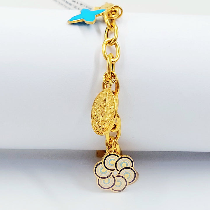 21K اسوارة دنانديش مينا-مجوهرات الشيخ سعيد-Saeed Jewelry 