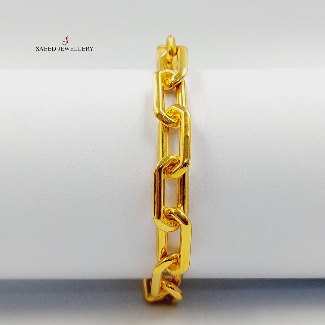 21K اسوارة بيبر كليب مينا-مجوهرات الشيخ سعيد-Saeed Jewelry 