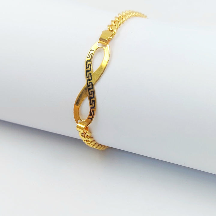 21K اسوارة انفينيتي مينا-مجوهرات الشيخ سعيد-Saeed Jewelry 