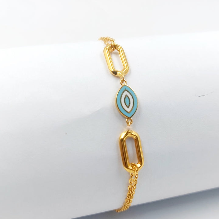 21K اسوارة اكسترا مينا-مجوهرات الشيخ سعيد-Saeed Jewelry 