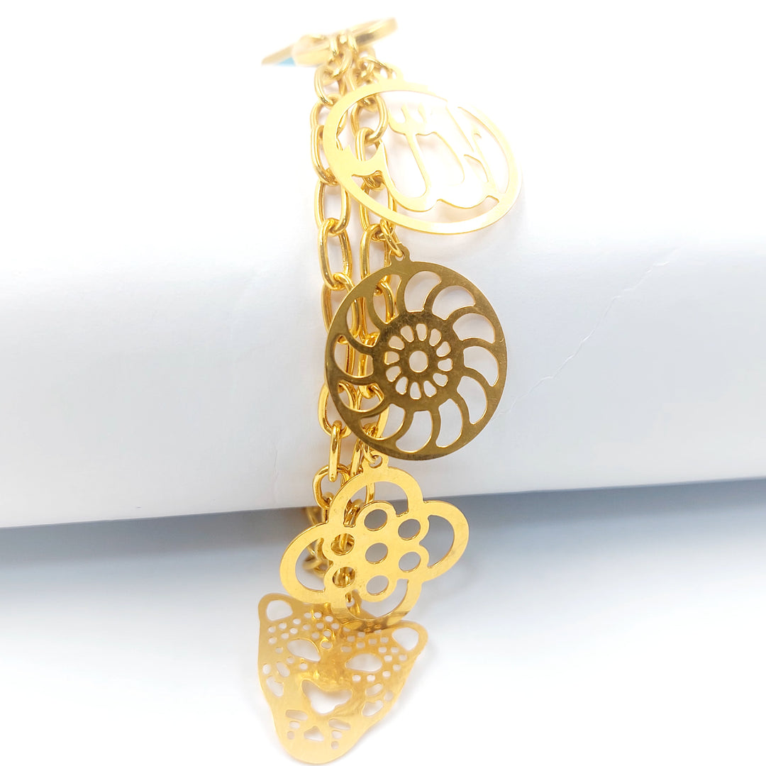 21K اسوارة فرفشة مينا-مجوهرات الشيخ سعيد-Saeed Jewelry 