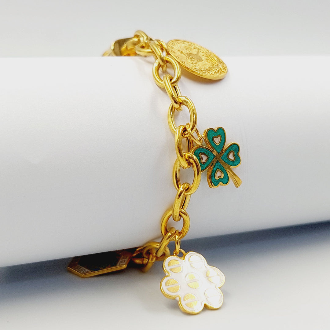 21K اسوارة دنانديش مينا-مجوهرات الشيخ سعيد-Saeed Jewelry 