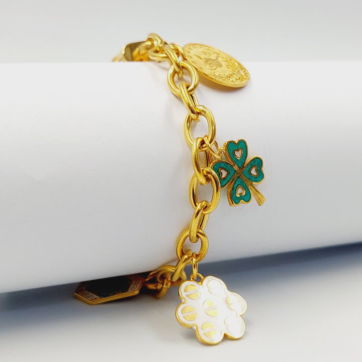 21K اسوارة دنانديش مينا-مجوهرات الشيخ سعيد-Saeed Jewelry 