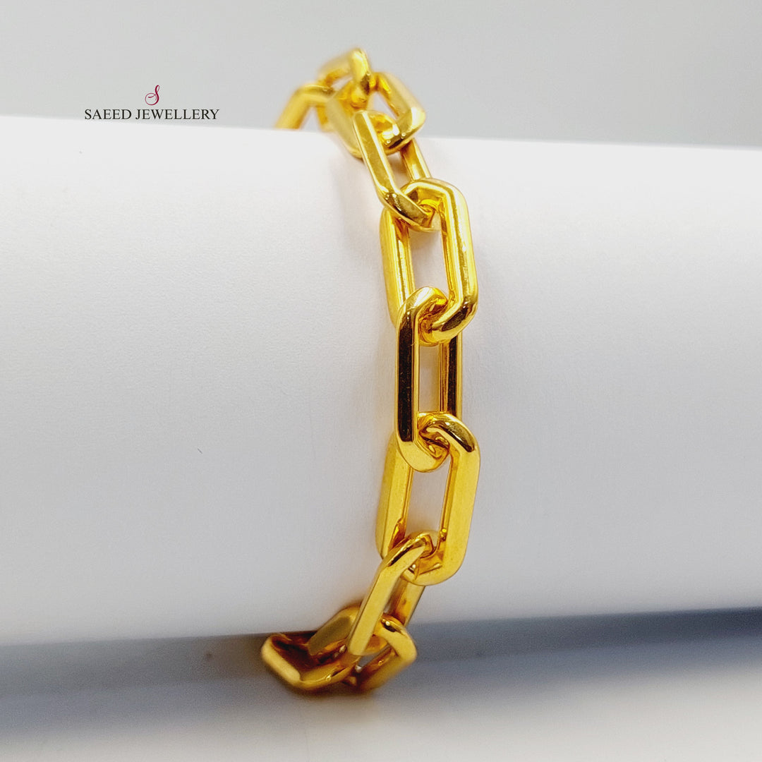 21K اسوارة بيبر كليب مينا-مجوهرات الشيخ سعيد-Saeed Jewelry 