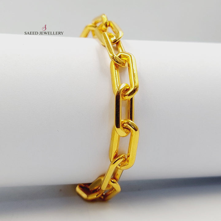 21K اسوارة بيبر كليب مينا-مجوهرات الشيخ سعيد-Saeed Jewelry 