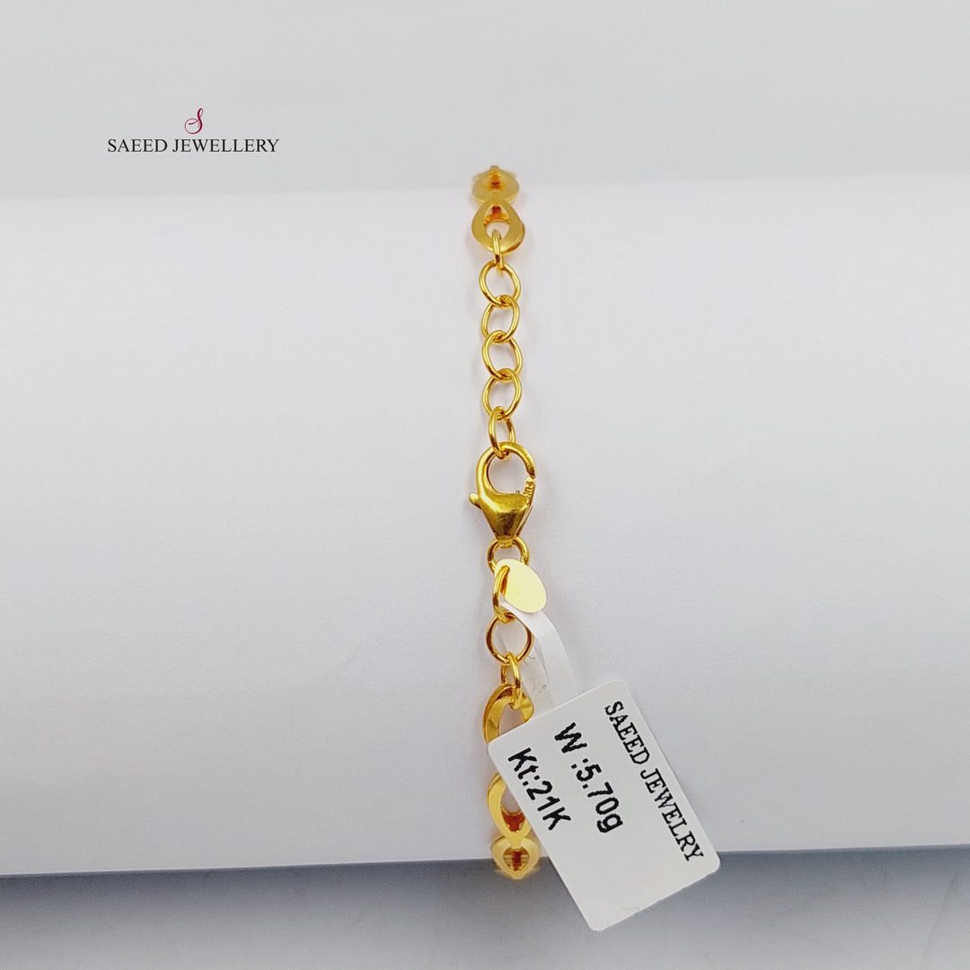 21K اسوارة تركي مينا-مجوهرات الشيخ سعيد-Saeed Jewelry 