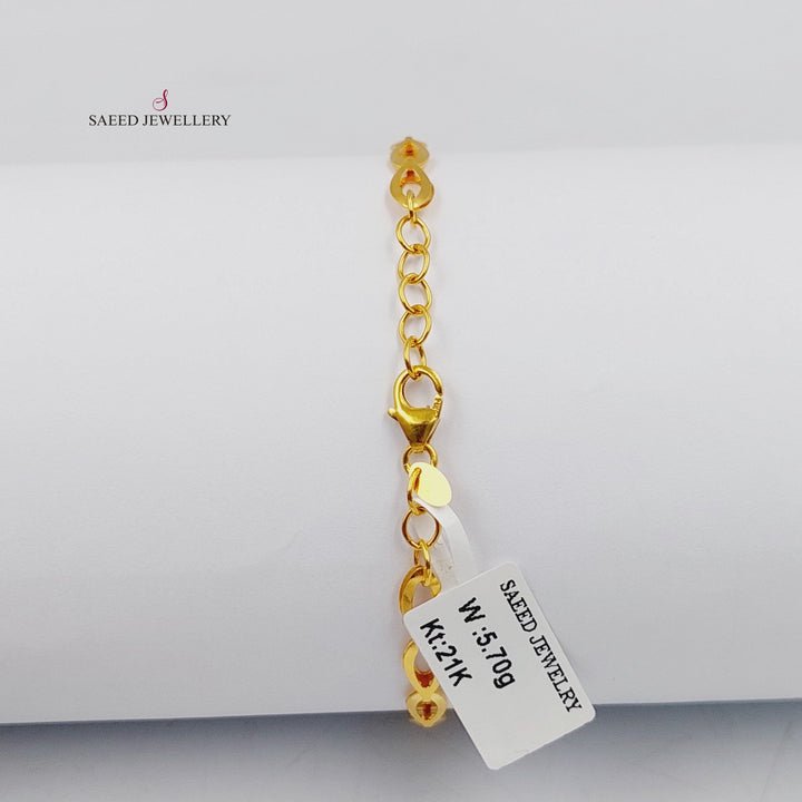 21K اسوارة تركي مينا-مجوهرات الشيخ سعيد-Saeed Jewelry 