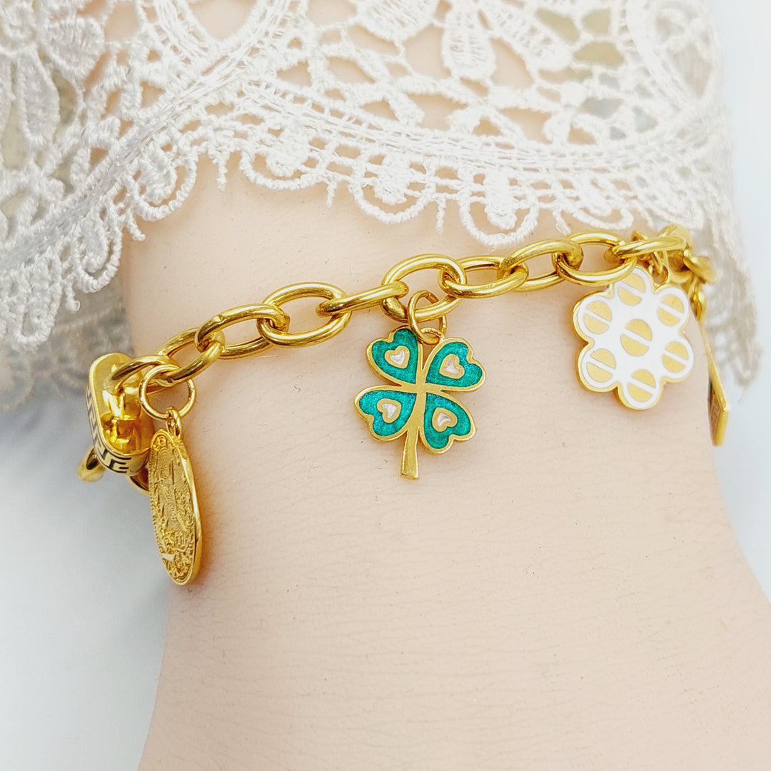 21K اسوارة دنانديش مينا-مجوهرات الشيخ سعيد-Saeed Jewelry 