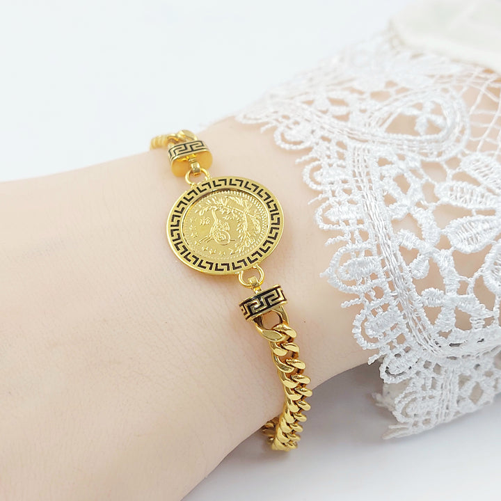 21K اسوارة رشادي مينا-مجوهرات الشيخ سعيد-Saeed Jewelry 