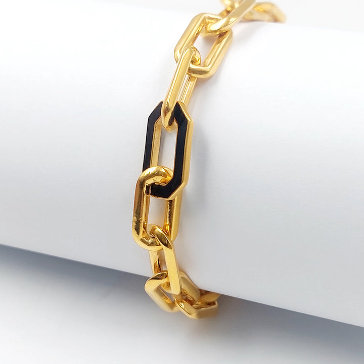 21K اسوارة بيبر كليب مينا-مجوهرات الشيخ سعيد-Saeed Jewelry 