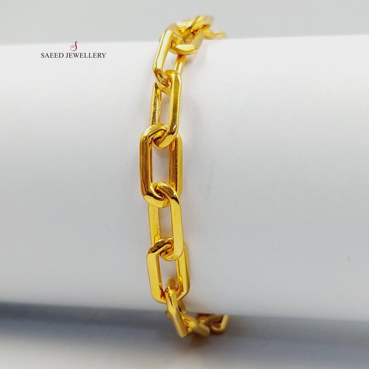 21K اسوارة بيبر كليب مينا-مجوهرات الشيخ سعيد-Saeed Jewelry 