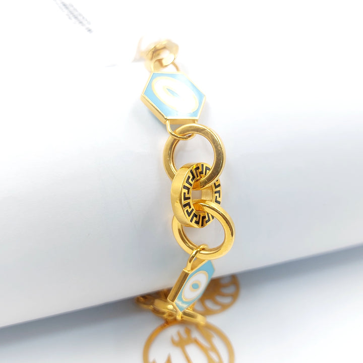 21K اسوارة فرفشة مينا-مجوهرات الشيخ سعيد-Saeed Jewelry 