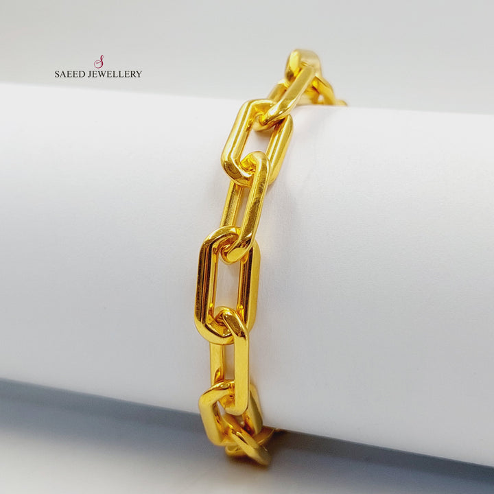 21K اسوارة بيبر كليب مينا-مجوهرات الشيخ سعيد-Saeed Jewelry 