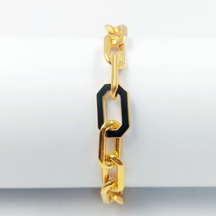 21K اسوارة بيبر كليب مينا-مجوهرات الشيخ سعيد-Saeed Jewelry 