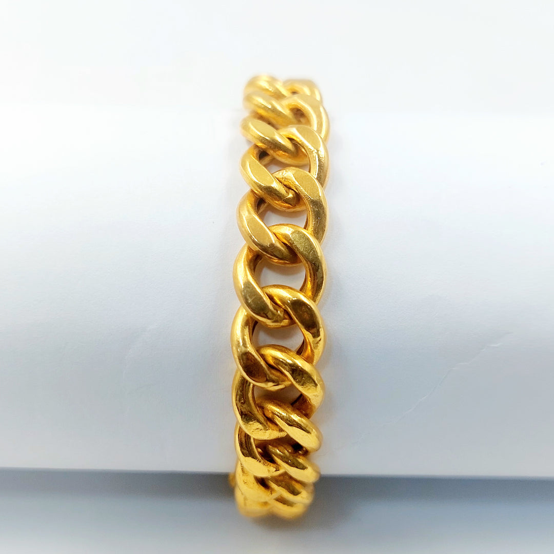 21K اسوارة جنزير مينا-مجوهرات الشيخ سعيد-Saeed Jewelry 