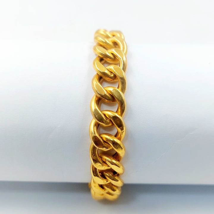 21K اسوارة جنزير مينا-مجوهرات الشيخ سعيد-Saeed Jewelry 