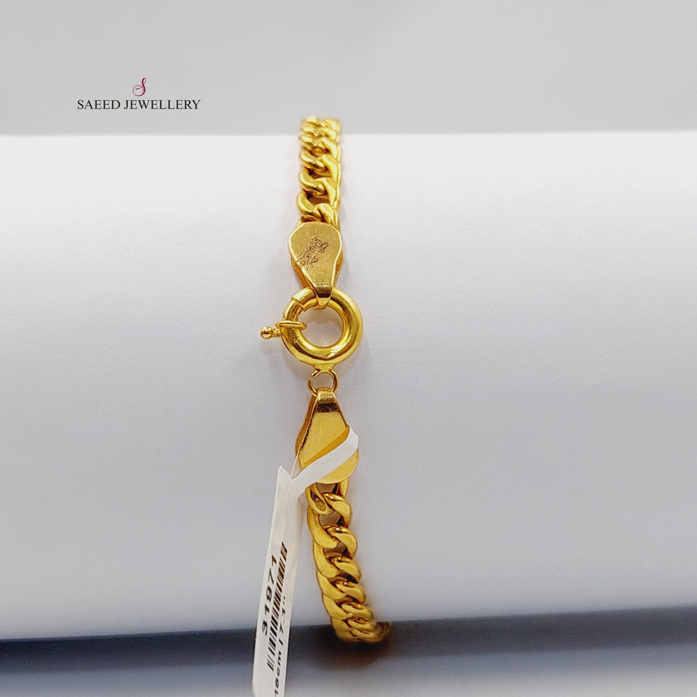 21K اسوارة بلاك نقش-مجوهرات الشيخ سعيد-Saeed Jewelry 
