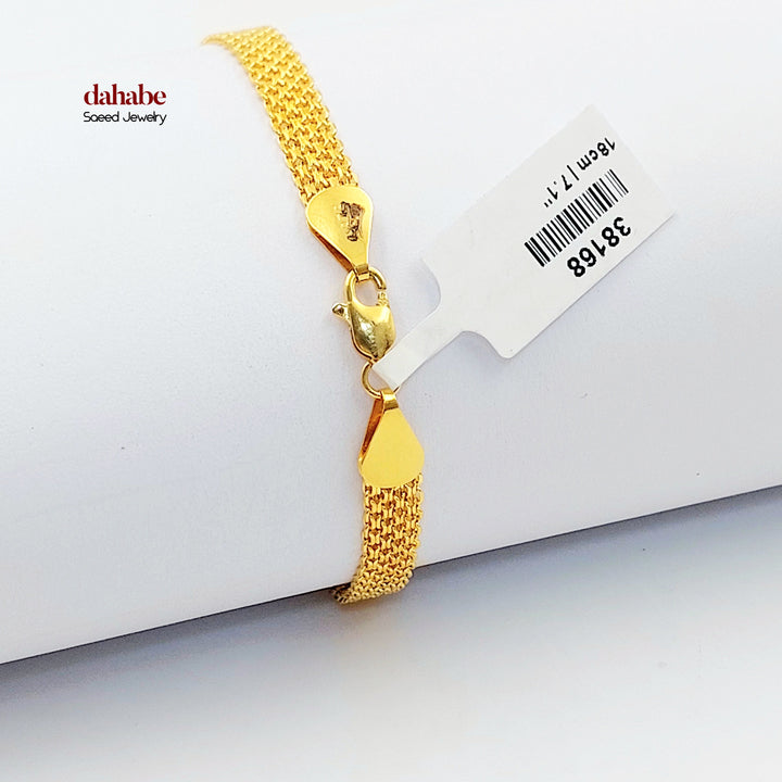 21K اسوارة فانسي-مجوهرات الشيخ سعيد-Saeed Jewelry 