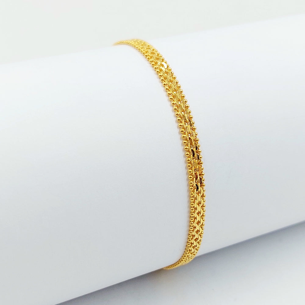 21K اسوارة فانسي-مجوهرات الشيخ سعيد-Saeed Jewelry 