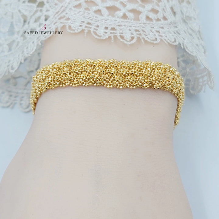 21K اسوارة فانسي-مجوهرات الشيخ سعيد-Saeed Jewelry 