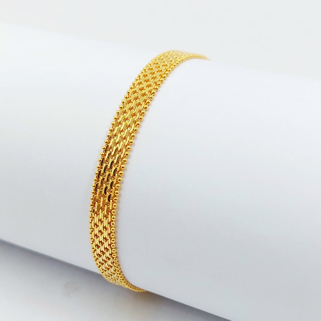 21K اسوارة فانسي-مجوهرات الشيخ سعيد-Saeed Jewelry 