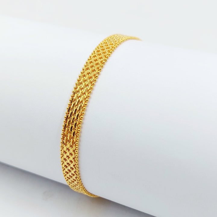 21K اسوارة فانسي-مجوهرات الشيخ سعيد-Saeed Jewelry 