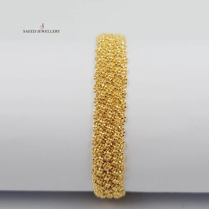 21K اسوارة فانسي-مجوهرات الشيخ سعيد-Saeed Jewelry 