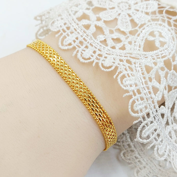 21K اسوارة فانسي-مجوهرات الشيخ سعيد-Saeed Jewelry 
