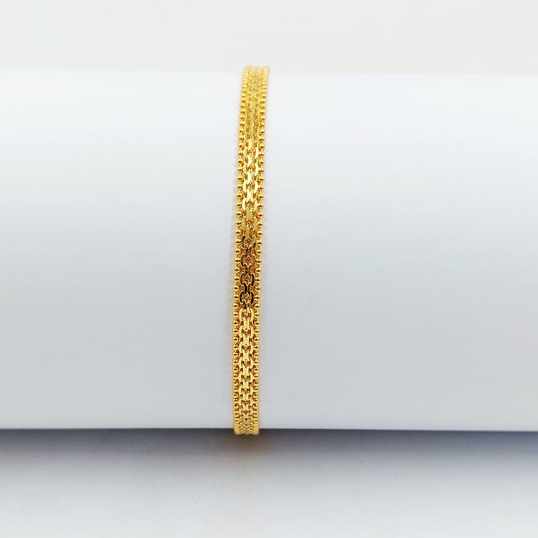 21K اسوارة فانسي-مجوهرات الشيخ سعيد-Saeed Jewelry 