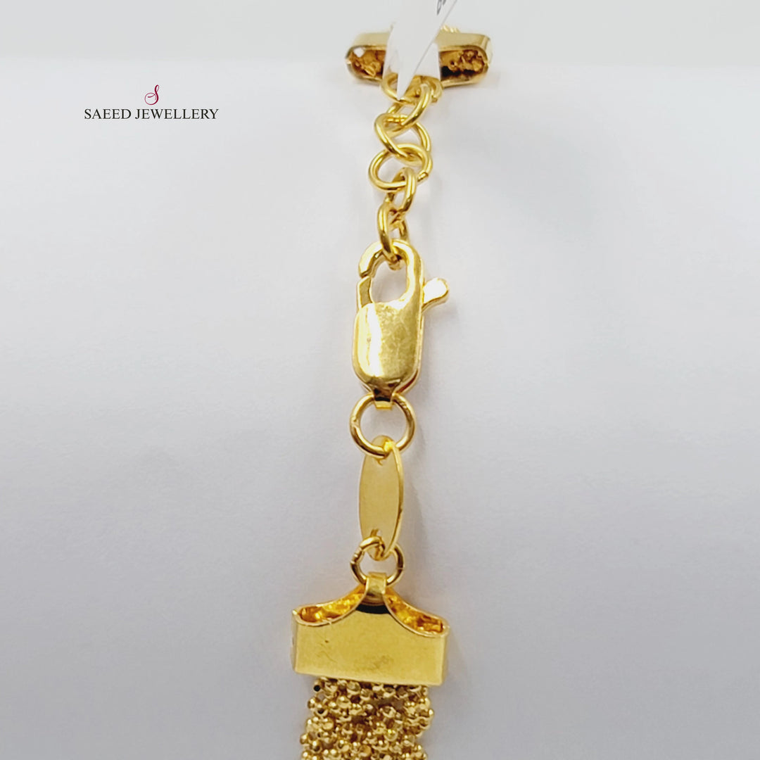 21K اسوارة فانسي-مجوهرات الشيخ سعيد-Saeed Jewelry 