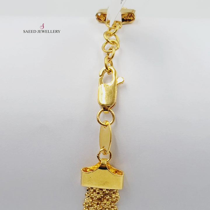 21K اسوارة فانسي-مجوهرات الشيخ سعيد-Saeed Jewelry 