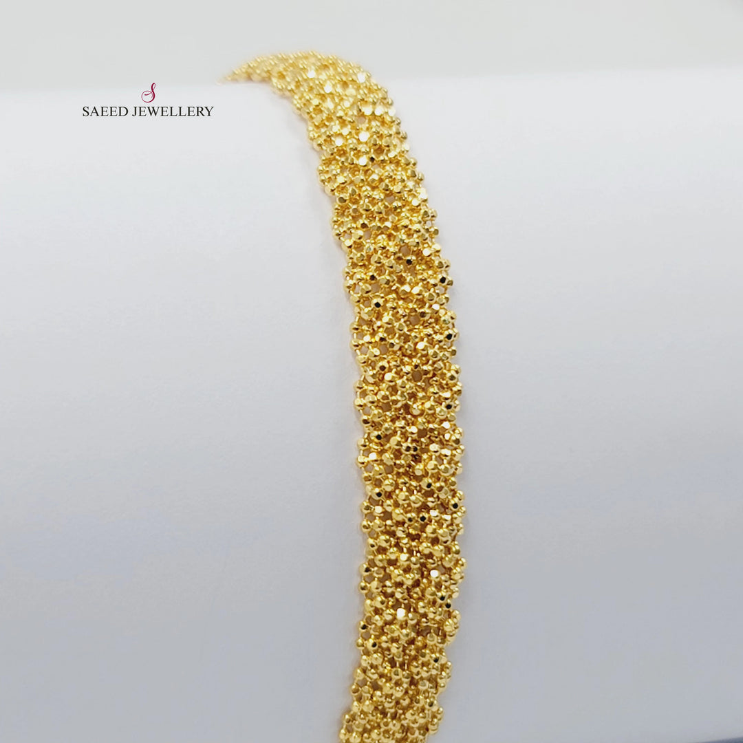 21K اسوارة فانسي-مجوهرات الشيخ سعيد-Saeed Jewelry 