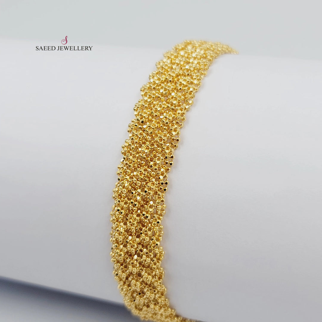 21K اسوارة فانسي-مجوهرات الشيخ سعيد-Saeed Jewelry 