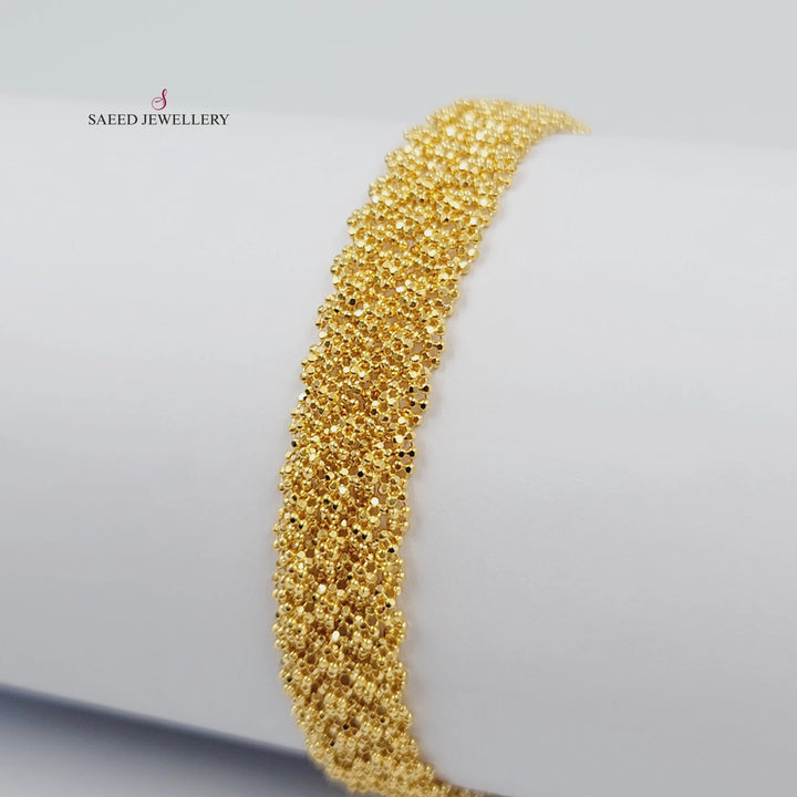 21K اسوارة فانسي-مجوهرات الشيخ سعيد-Saeed Jewelry 