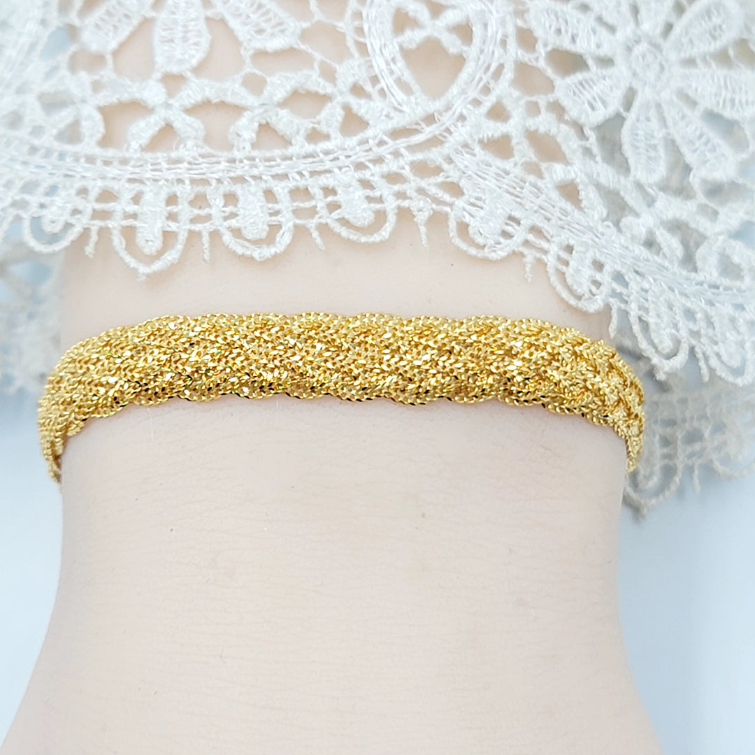 21K اسوارة فانسي-مجوهرات الشيخ سعيد-Saeed Jewelry 