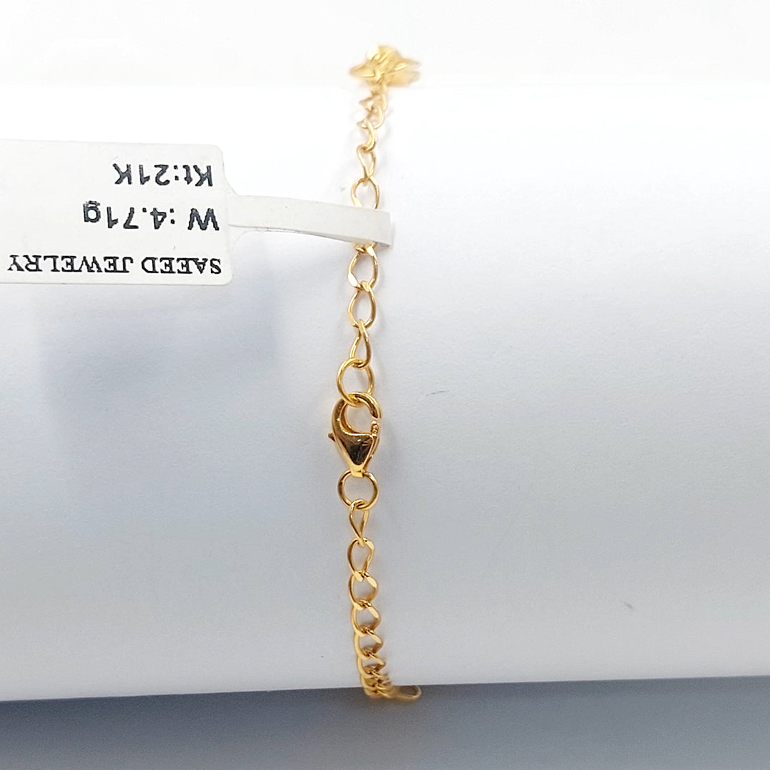 21K اسوارة فانسي-مجوهرات الشيخ سعيد-Saeed Jewelry 