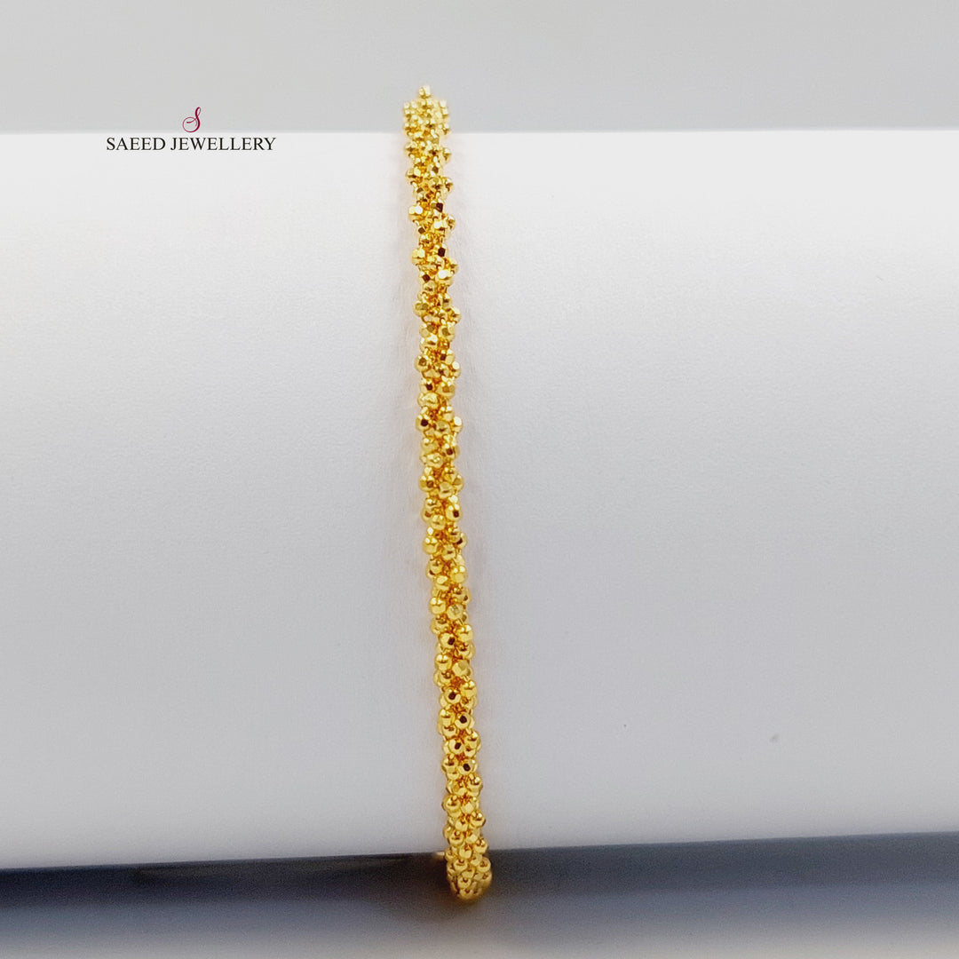 21K اسوارة فانسي-مجوهرات الشيخ سعيد-Saeed Jewelry 