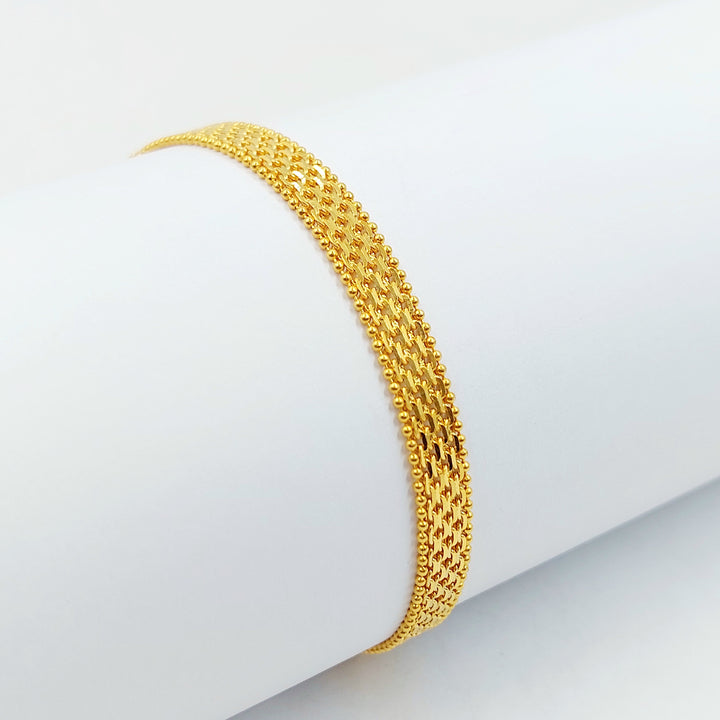 21K اسوارة فانسي-مجوهرات الشيخ سعيد-Saeed Jewelry 