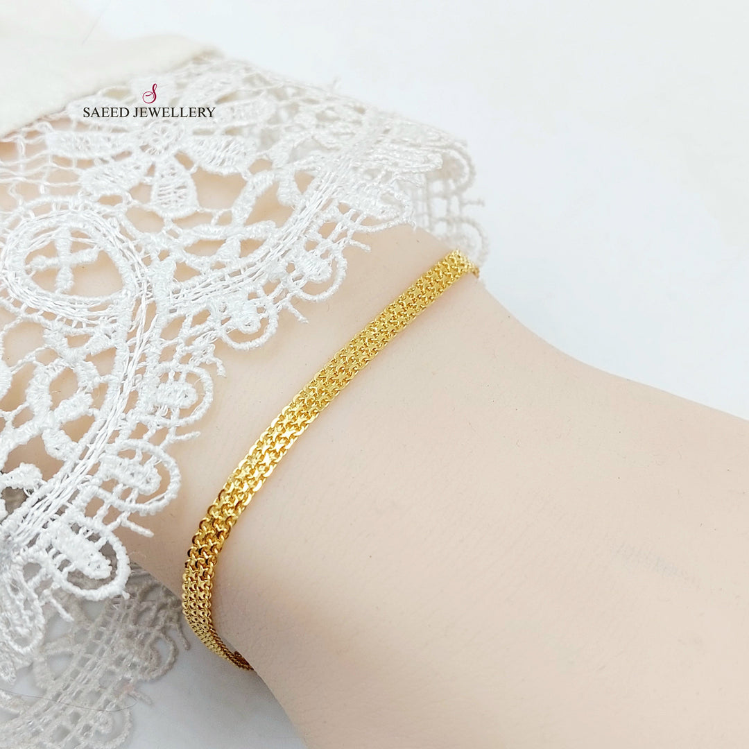 21K اسوارة فانسي-مجوهرات الشيخ سعيد-Saeed Jewelry 