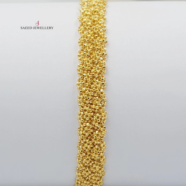 21K اسوارة فانسي-مجوهرات الشيخ سعيد-Saeed Jewelry 